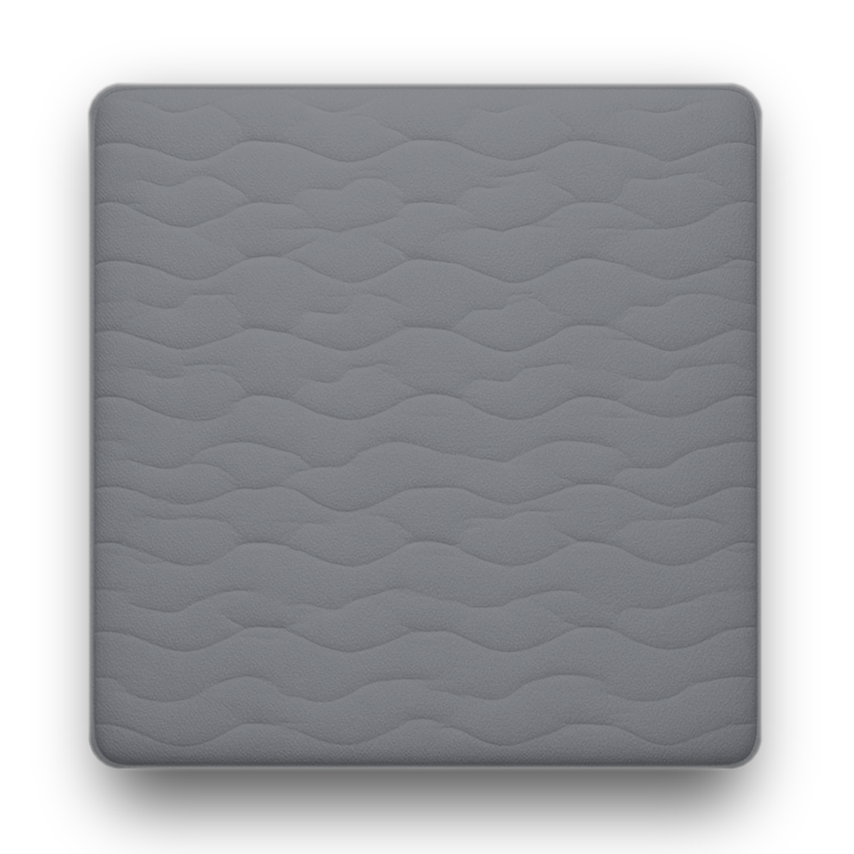 Top view of a mattress with twelve air zones lighting up, six on each side